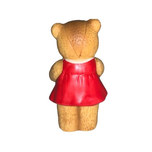 Enesco Lucy Rigg Bears, Lucy & Me, Teddy Bear, Red Dress, 4th Birthday - Picture 4 of 7